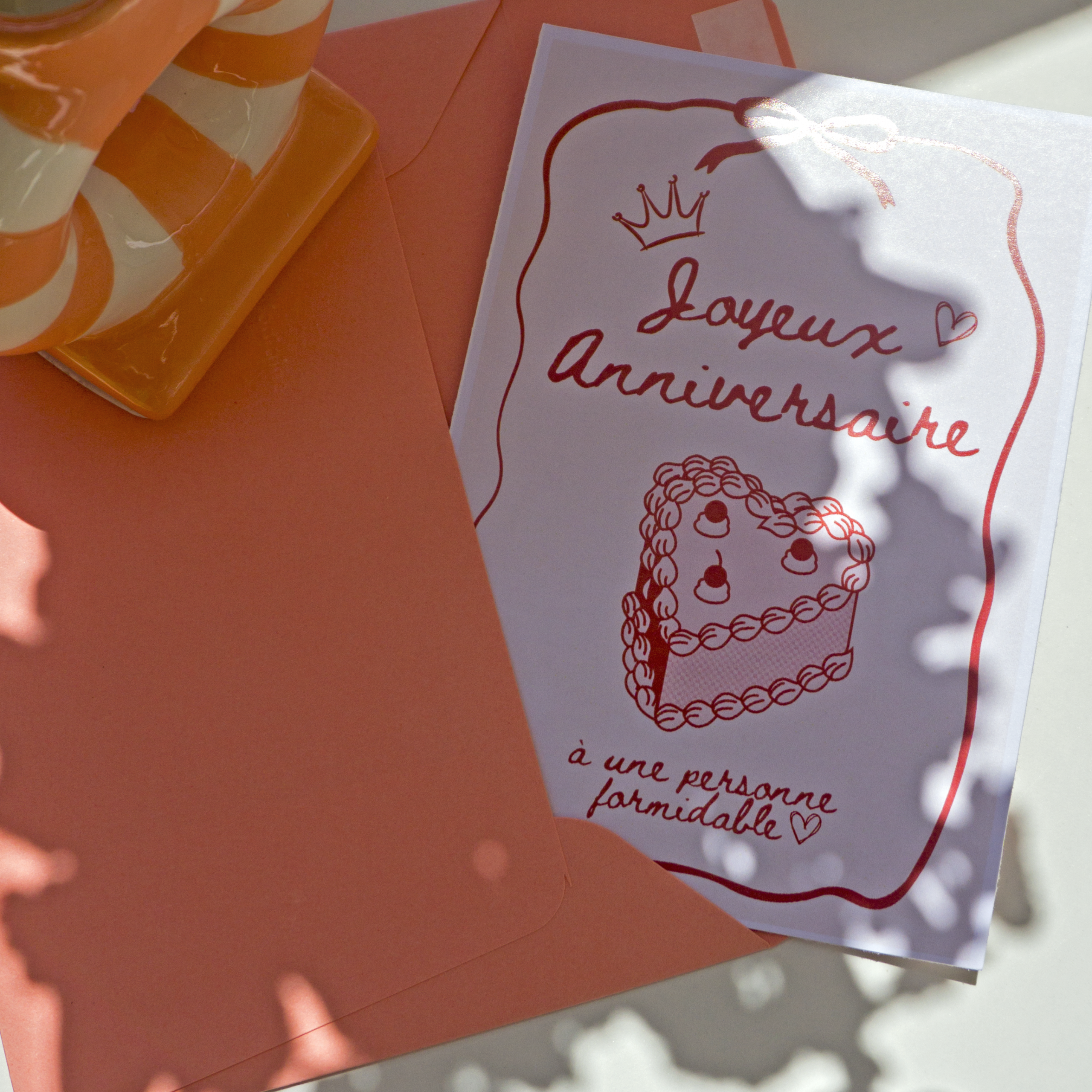 Carte - Joyeux anniversaire 🍰