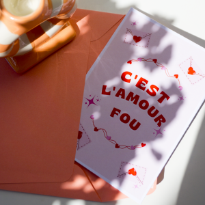 Carte - C'est l'amour fou ❤️🔥