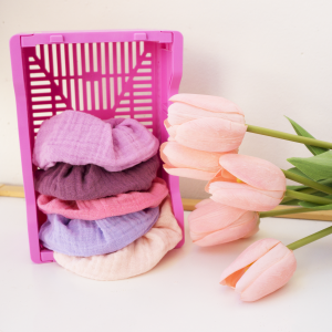 Chouchous gaze de coton - Pastel