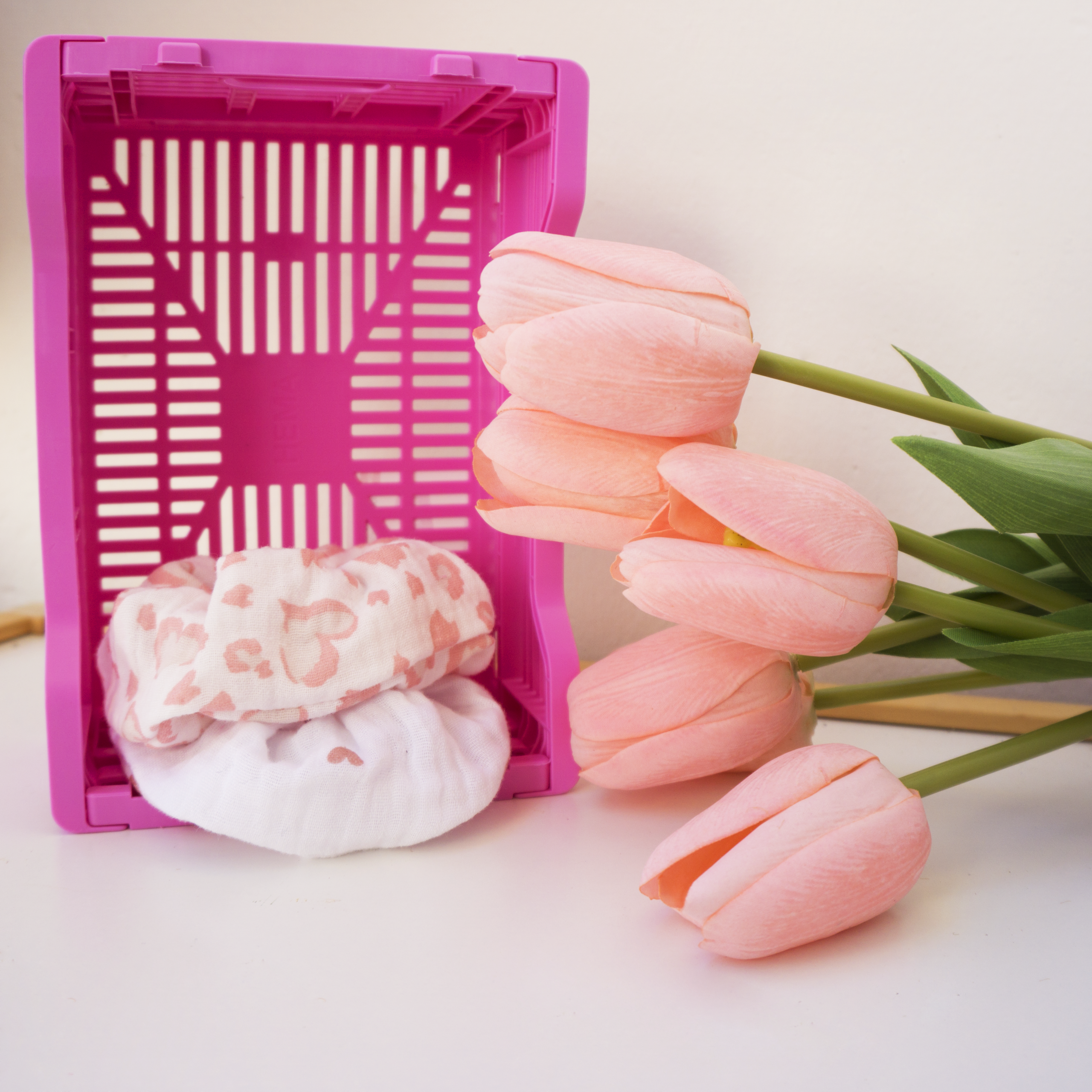 Chouchous gaze de coton - girly