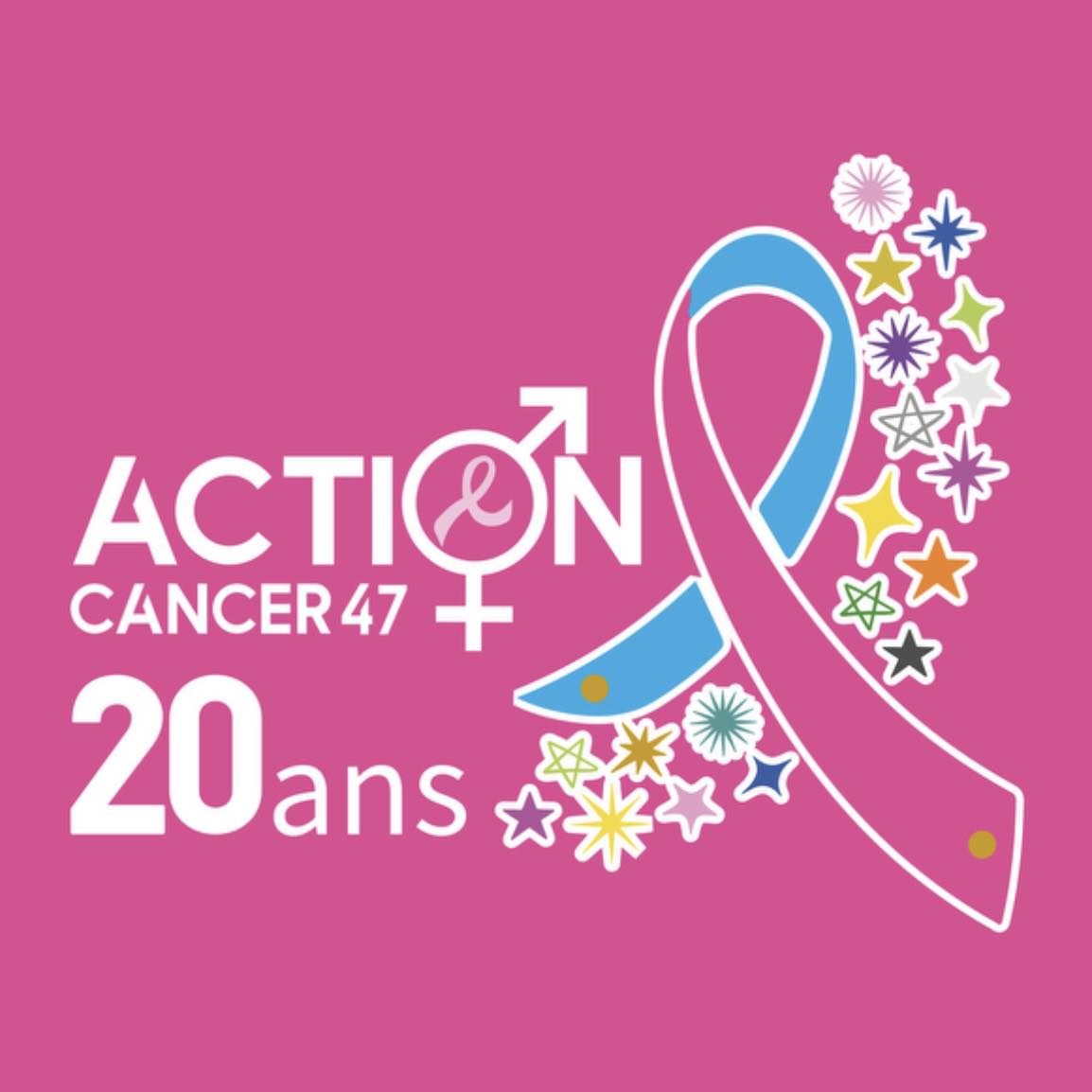 Logo association Action cancer 47, association cancer du sein