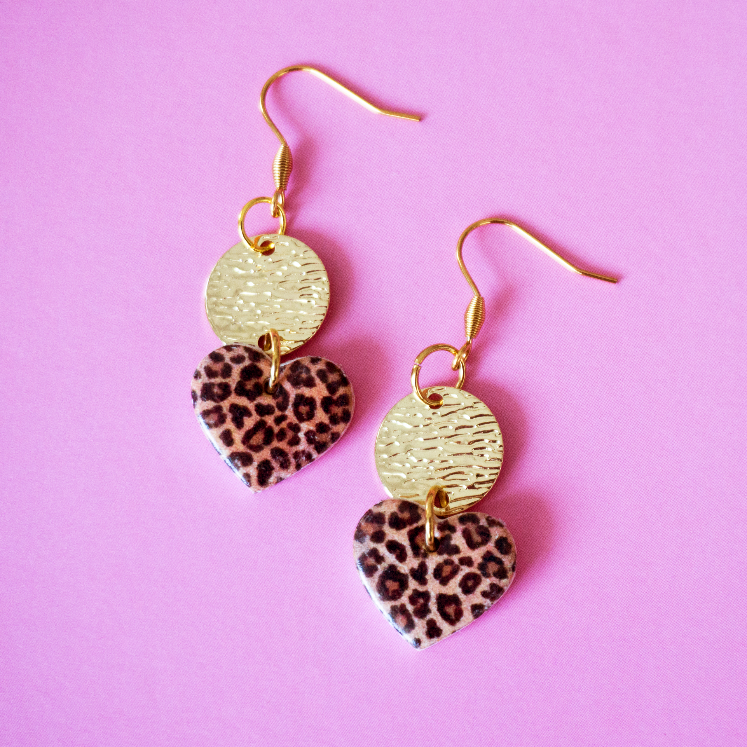 Boucles d’oreilles acier inoxydable faites main Graouu chic