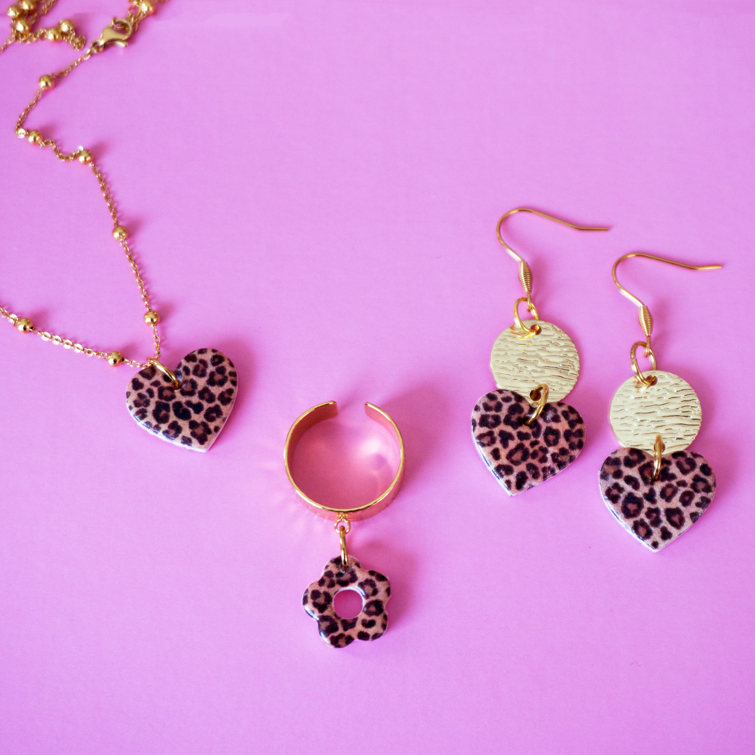 Boucles d’oreilles acier inoxydable faites main Graouu chic