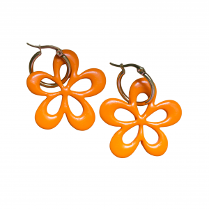 Boucles Grosse Fleur