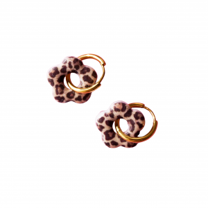 Boucles Petite Fleur Léopard