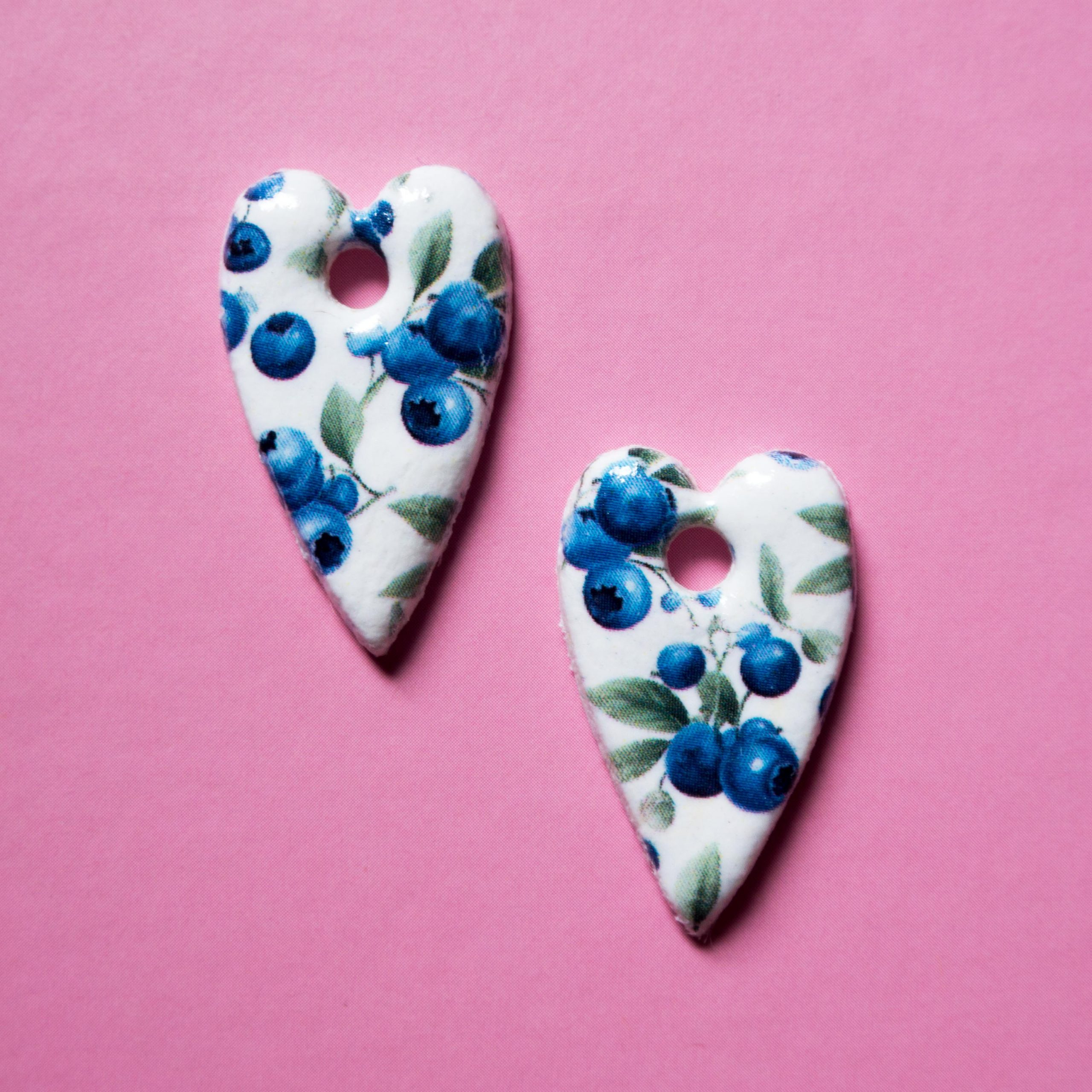 Boucles Coeur Motifs Fruit – Image 2