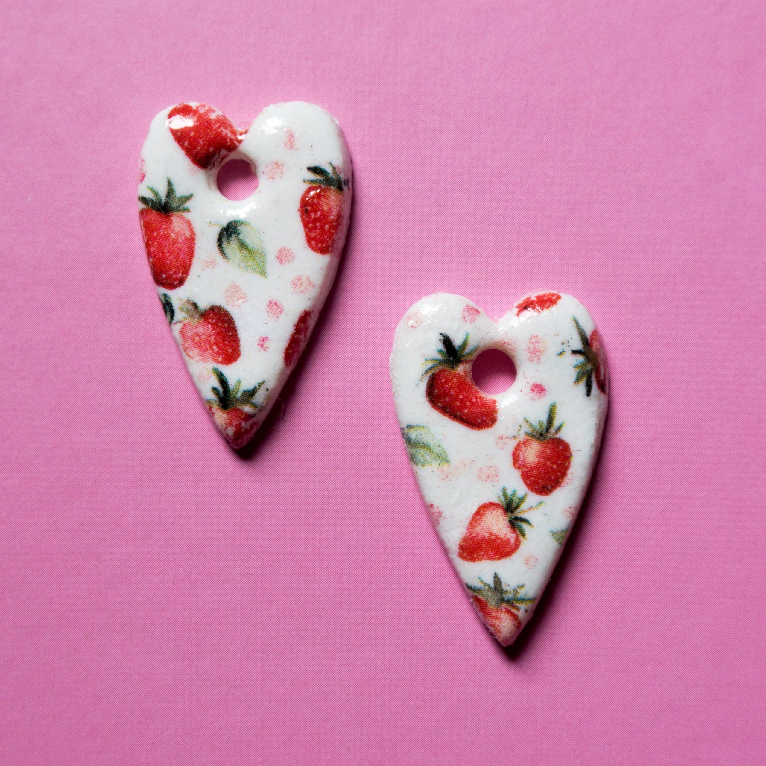 Boucles Coeur Motifs Fruit – Image 3