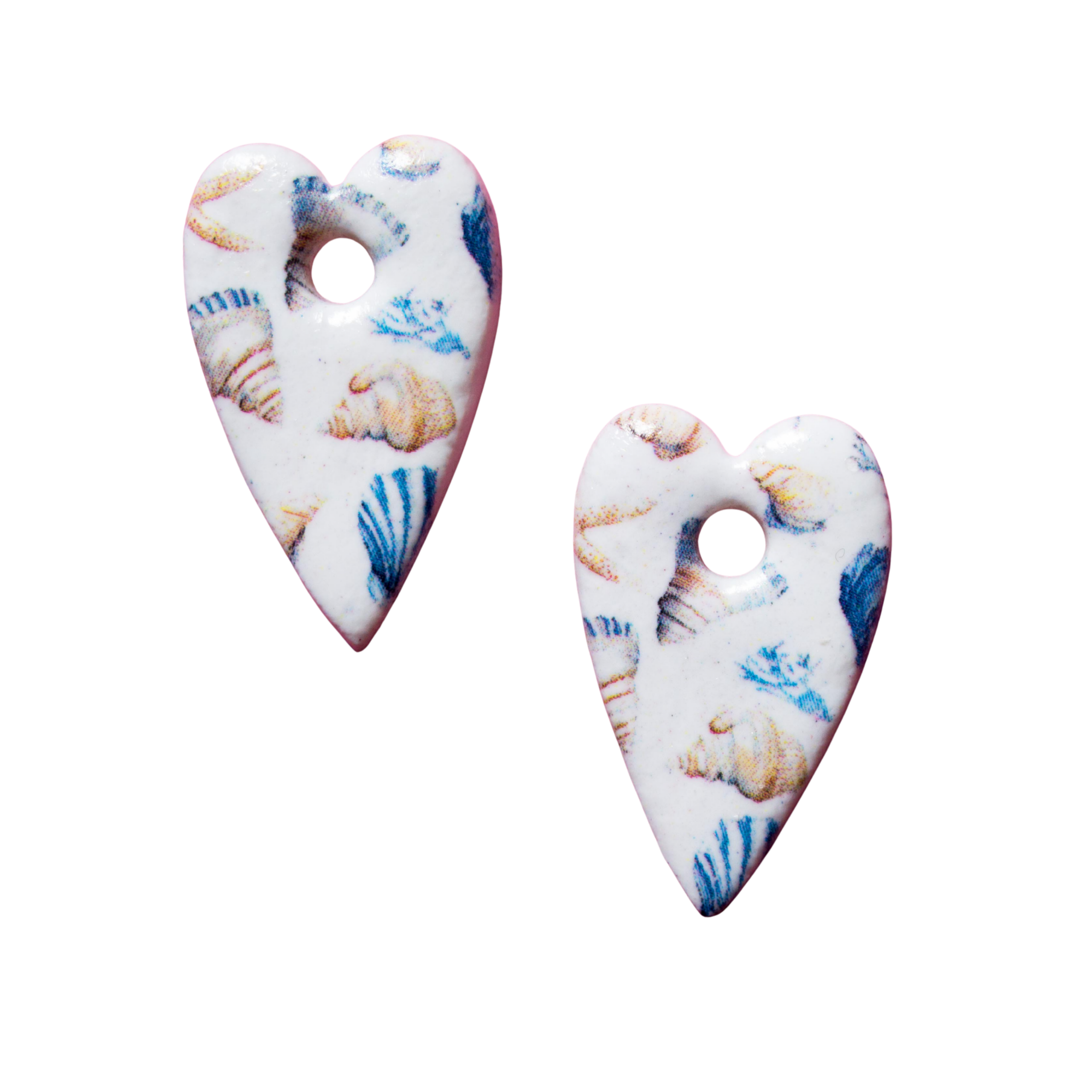 BIJOUX ET ACCESSOIRES FAITS MAIN (60) Boucles d’oreilles acier inoxydable faites main Joli Cœur
