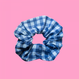 Chouchou - Vichy gros carreaux bleu foncé