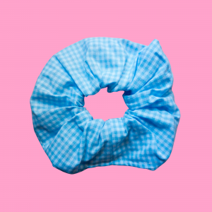 Chouchou - Vichy petits carreaux bleu